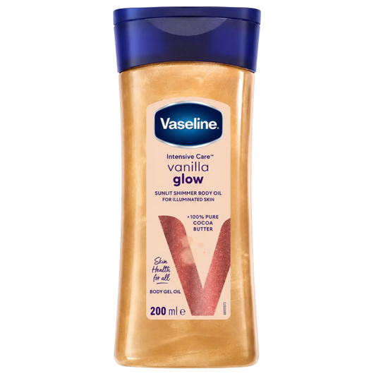 Body Oil Vanilla Glow 200ml - VASELINE