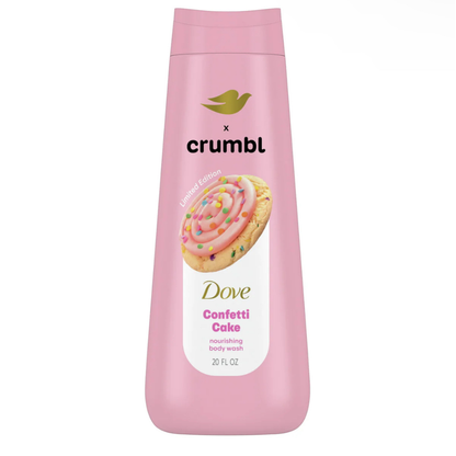 Dove x Crumbl Gel Douche Gâteau Confetti