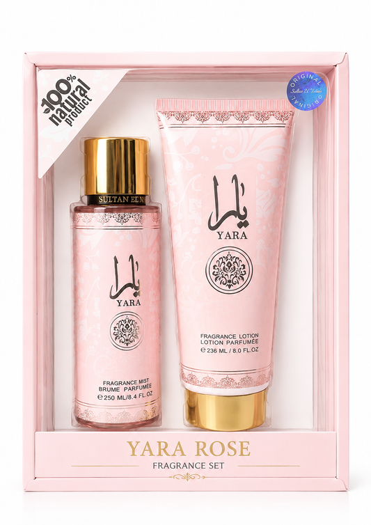 Coffret brume & crème YARA ROSE