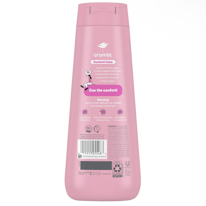 Dove x Crumbl Gel Douche Gâteau Confetti
