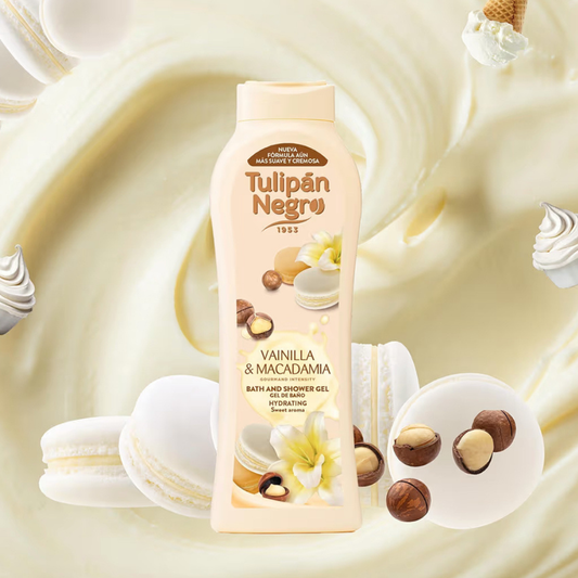 Gel Douche vanilla & macadamia Tulipán Negro