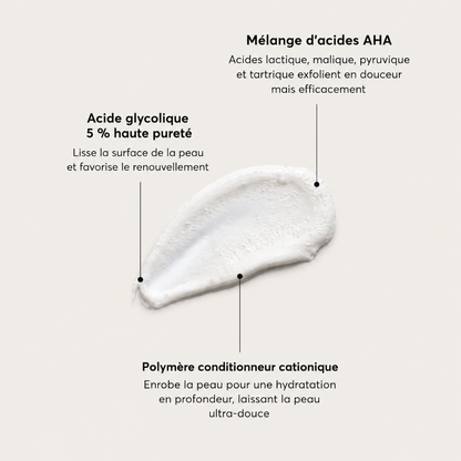 Gel Douche Exfoliant à l’Acide Glycolique, The Smoother – Naturium