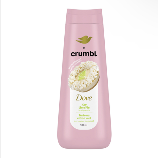 Dove x Crumbl gel douche tarte aux citron vert