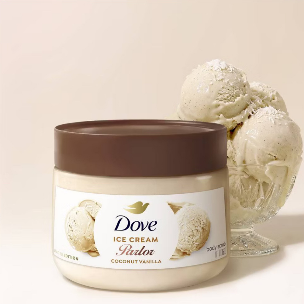 Dove ice cream coconut vanilla - gommage