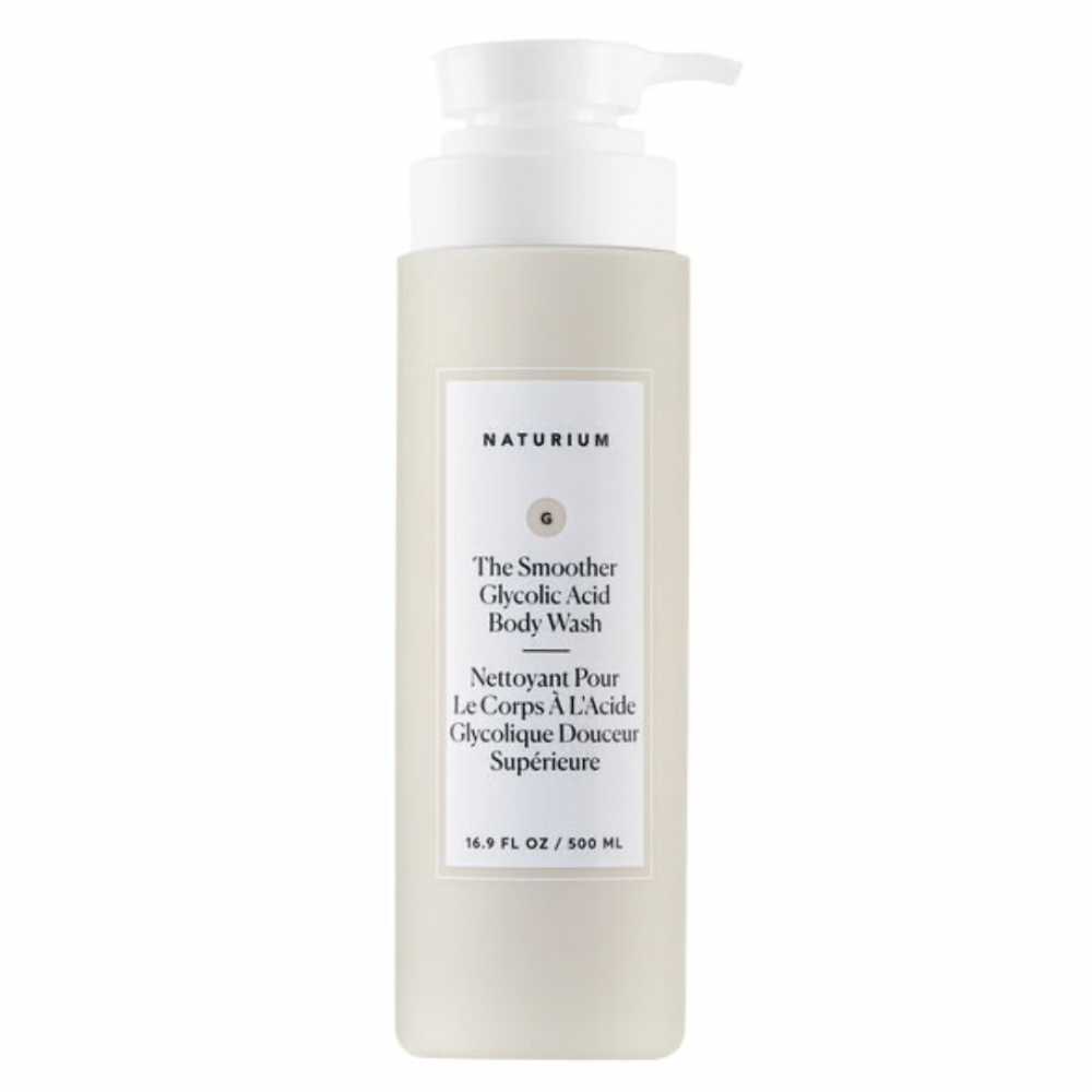 Gel Douche Exfoliant à l’Acide Glycolique, The Smoother – Naturium