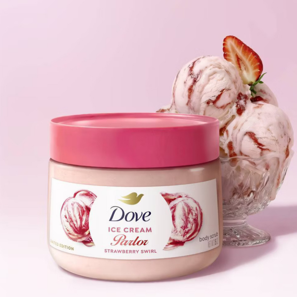 Dove ice cream stawberry swirl - gommage