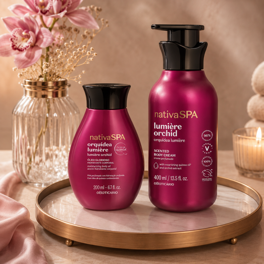 Duo lotion + huile orquidea lumière - O Boticário