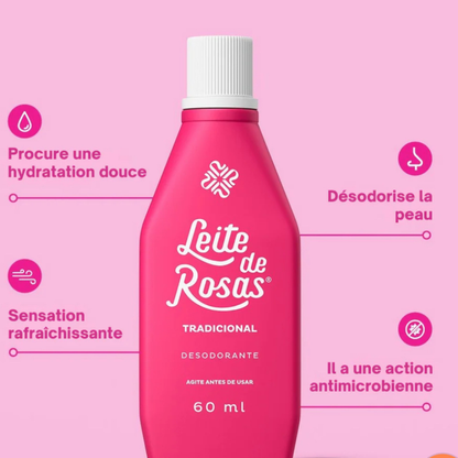 Déodorant Traditionnel au Lait de Rose